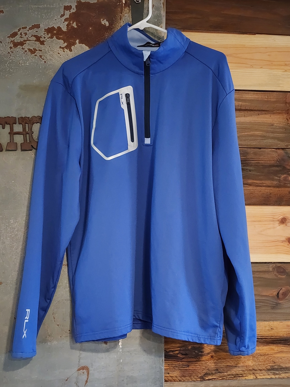 Ralph Lauren RLX Blue Half-Zip Performance Jacket
